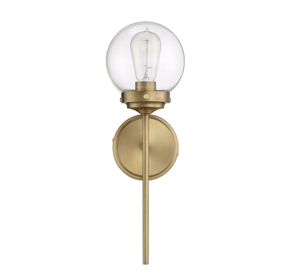 Meridian - M90025NB - One Light Wall Sconce - Mscon - Natural Brass