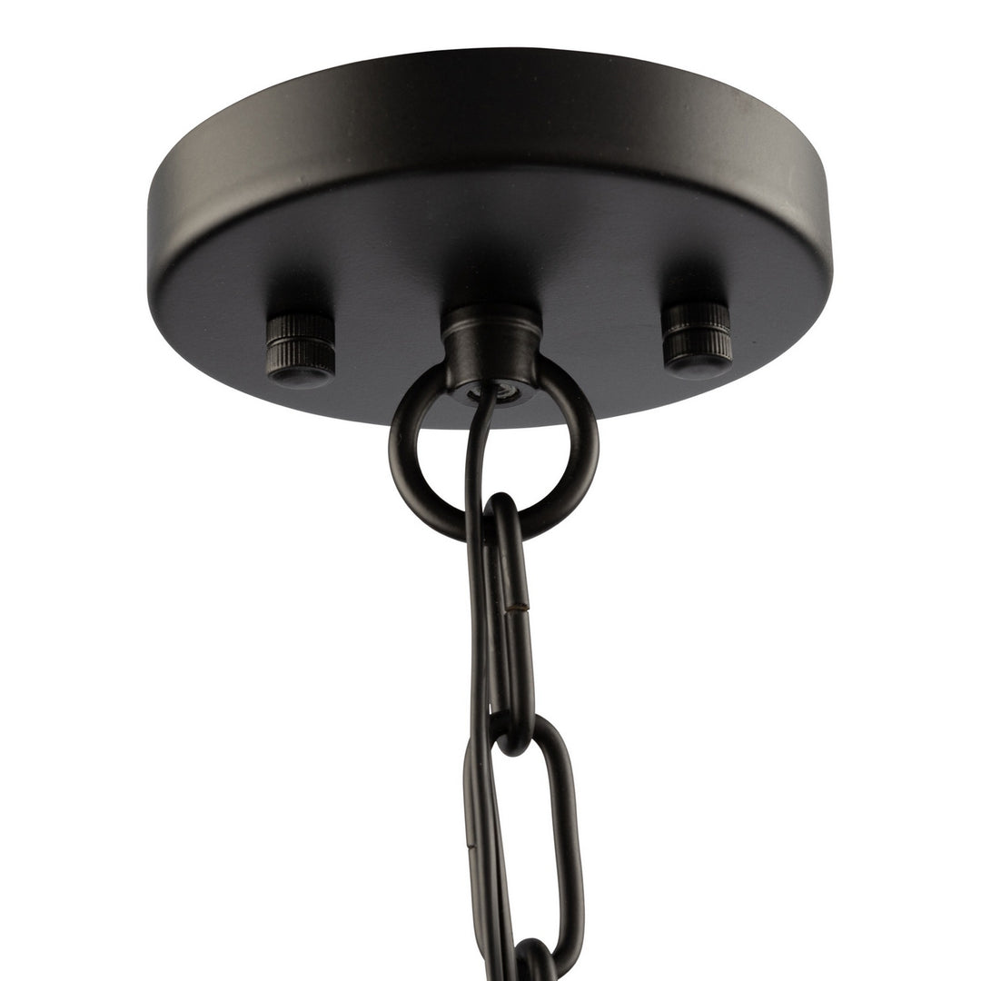 Artcraft Canada - AC11204 - Four Light Chandelier - Roxton - Matte Black & Harvest Brass