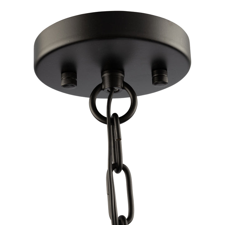 Artcraft Canada - AC11204 - Four Light Chandelier - Roxton - Matte Black & Harvest Brass