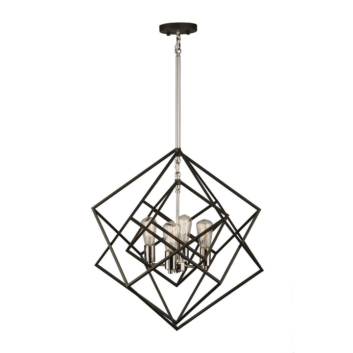 Artcraft Canada - AC11114PN - Four Light Chandelier - Artistry - Polished Nickel