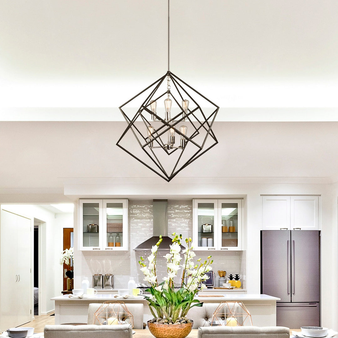 Artcraft Canada - AC11116PN - Six Light Chandelier - Artistry - Polished Nickel
