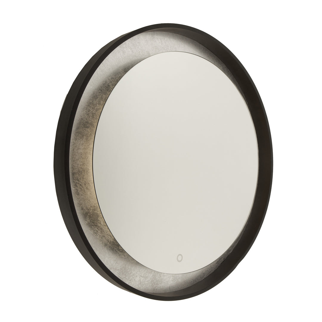 Reflections LED Mirror in Oil Rubbed Bronze & Silver Leaf - available from The Lighting Shoppe, trusted by Canadian homeowners