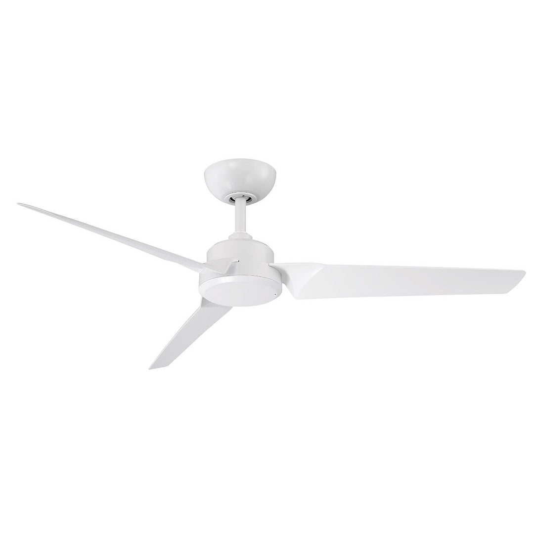 Roboto 52"Ceiling Fan in Matte White - available from The Lighting Shoppe, trusted by Canadian homeowners