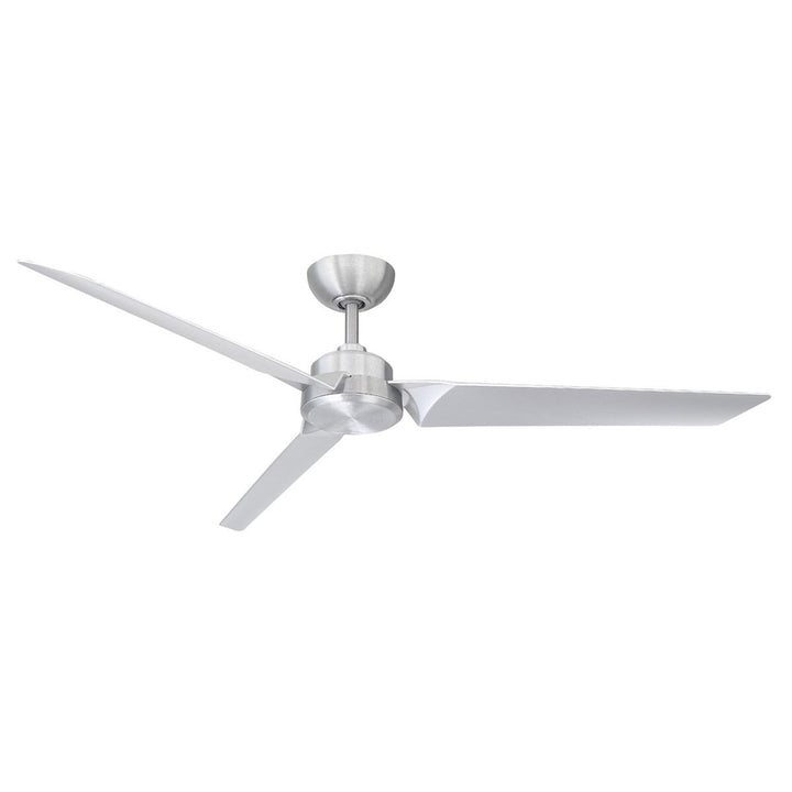 Roboto 62"Ceiling Fan in Brushed Aluminum/Titanium - available from The Lighting Shoppe, trusted by Canadian homeowners