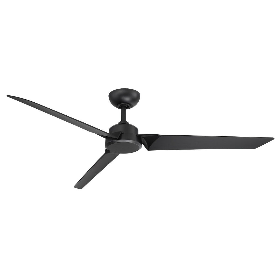 Roboto 62"Ceiling Fan in Matte Black - available from The Lighting Shoppe, trusted by Canadian homeowners