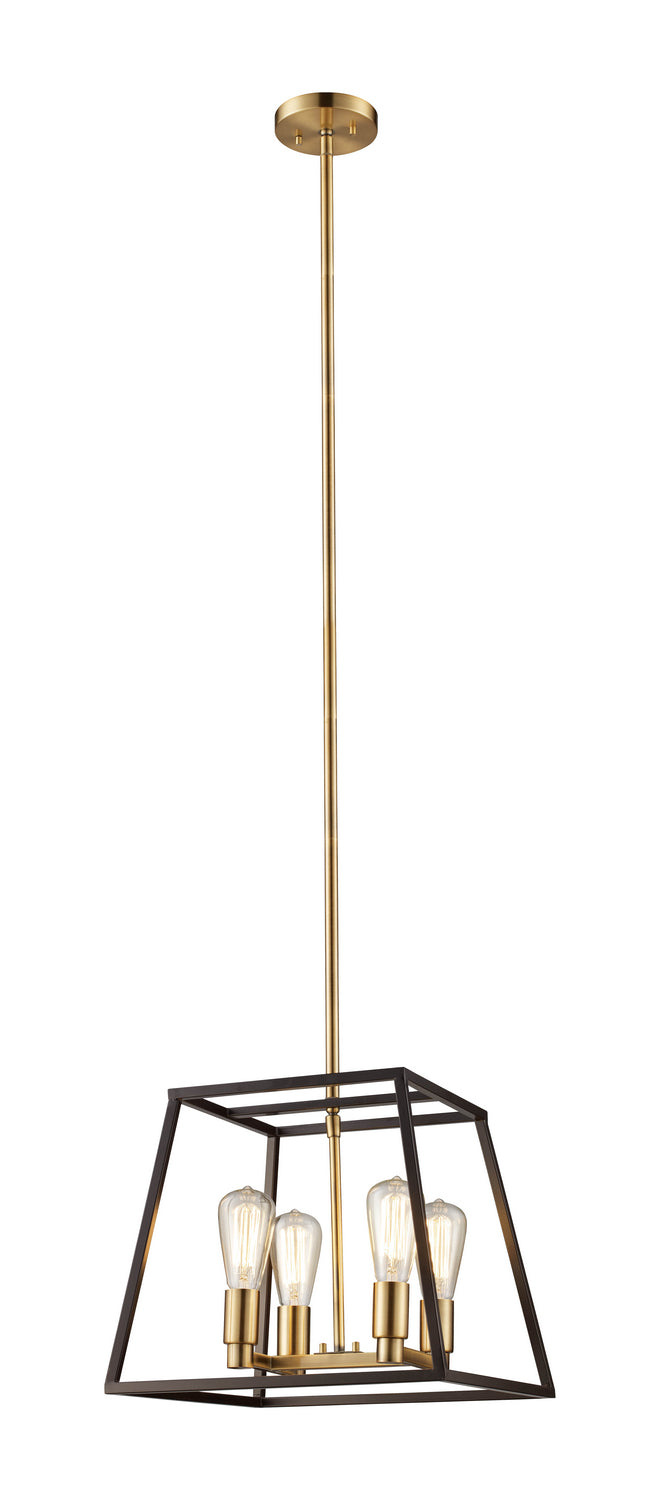Adams Four Light Pendant in Rubbed Oil Bronze - available from The Lighting Shoppe, trusted by Canadian homeowners