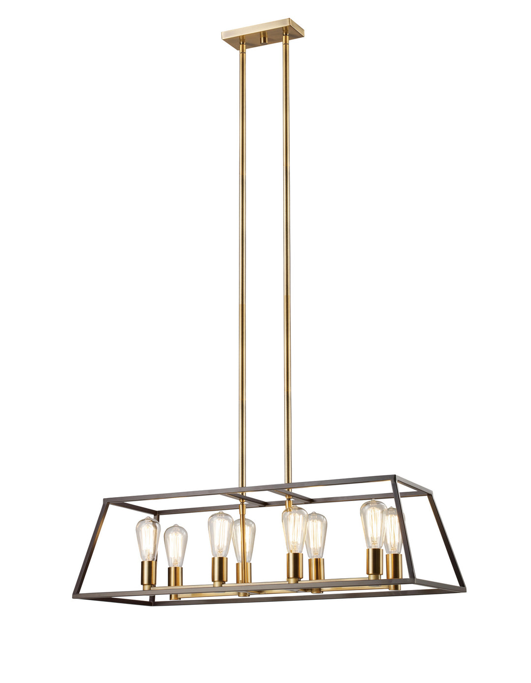 Adams Eight Light Pendant in Rubbed Oil Bronze - available from The Lighting Shoppe, trusted by Canadian homeowners