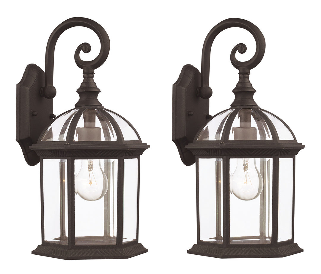 One Light Wall Lantern in Black - available from The Lighting Shoppe, trusted by Canadian homeowners