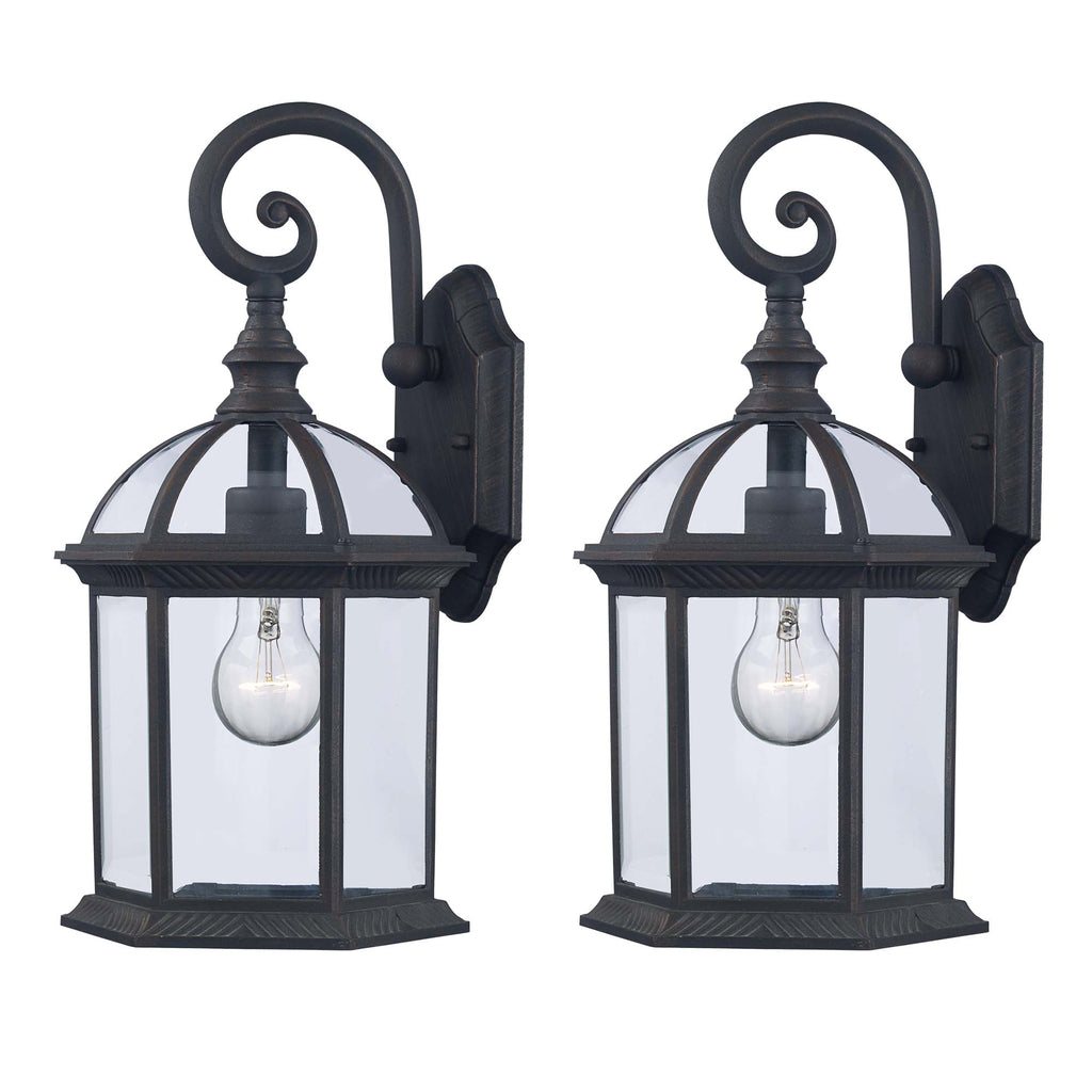 One Light Wall Lantern in Rust - available from The Lighting Shoppe, trusted by Canadian homeowners