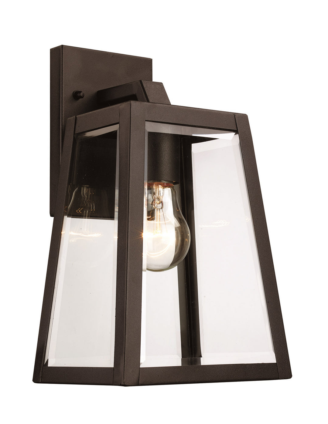 Obsidian One Light Wall Lantern in Black - available from The Lighting Shoppe, trusted by Canadian homeowners