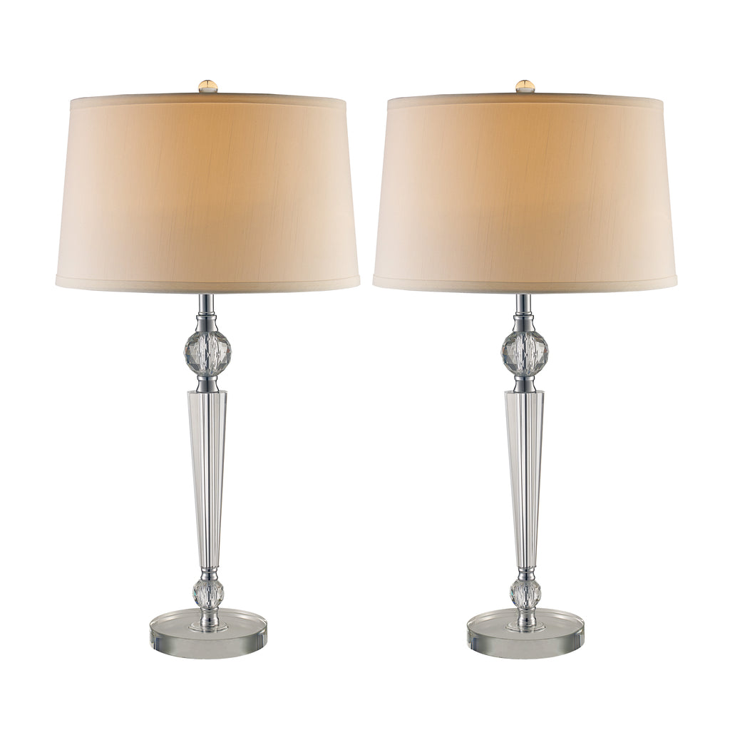 One Light Table Lamp in Polished Chrome - available from The Lighting Shoppe, trusted by Canadian homeowners