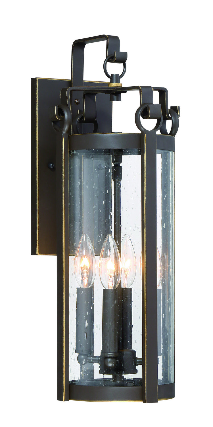 Somerset Lane Four Light Outdoor Wall Mount in Dakota Bronze - available from The Lighting Shoppe, trusted by Canadian homeowners