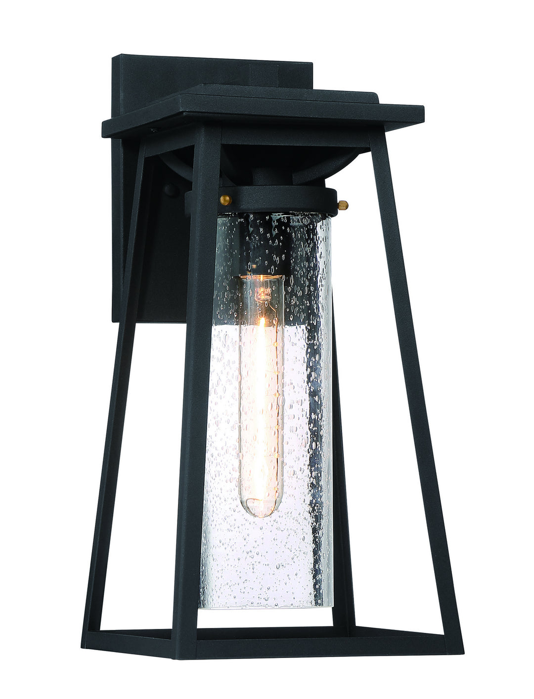 Lanister Court One Light Outdoor Lantern in Coal W/Gold - available from The Lighting Shoppe, trusted by Canadian homeowners