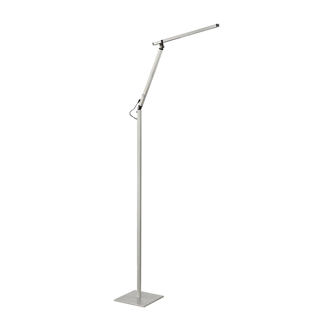 Pazz LED Floor Lamp in Brushed Aluminum Kendal Canada