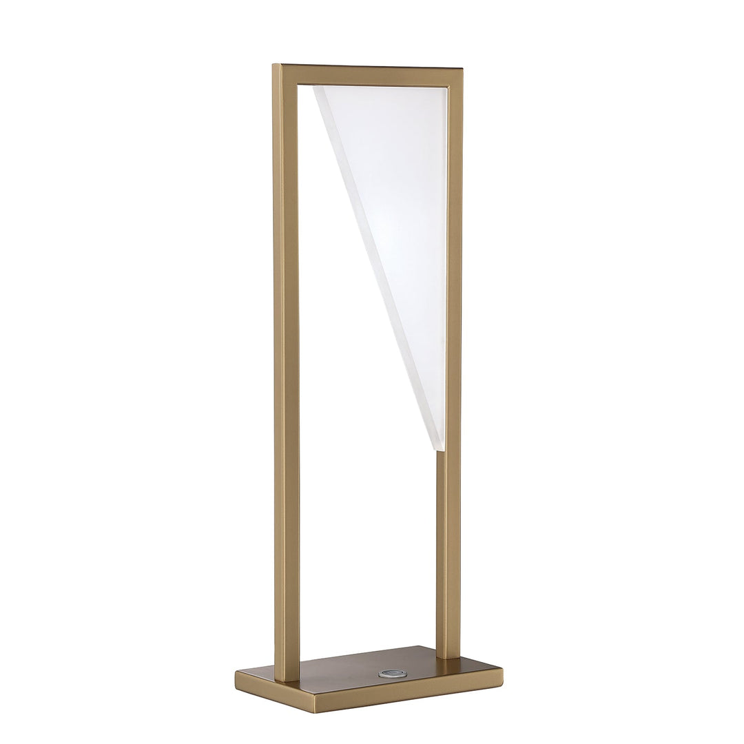 Voxx LED Table Lamp in Oilcan Brass Kendal Canada