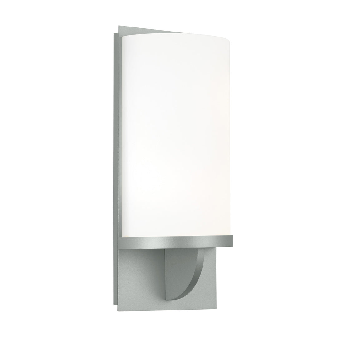 Ovulo Two Light Wall Sconce in Satin Silver - available from The Lighting Shoppe, trusted by Canadian homeowners