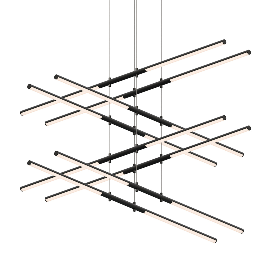 Sonneman - 2804.25 - LED Pendant - Tik-Tak - Satin Black