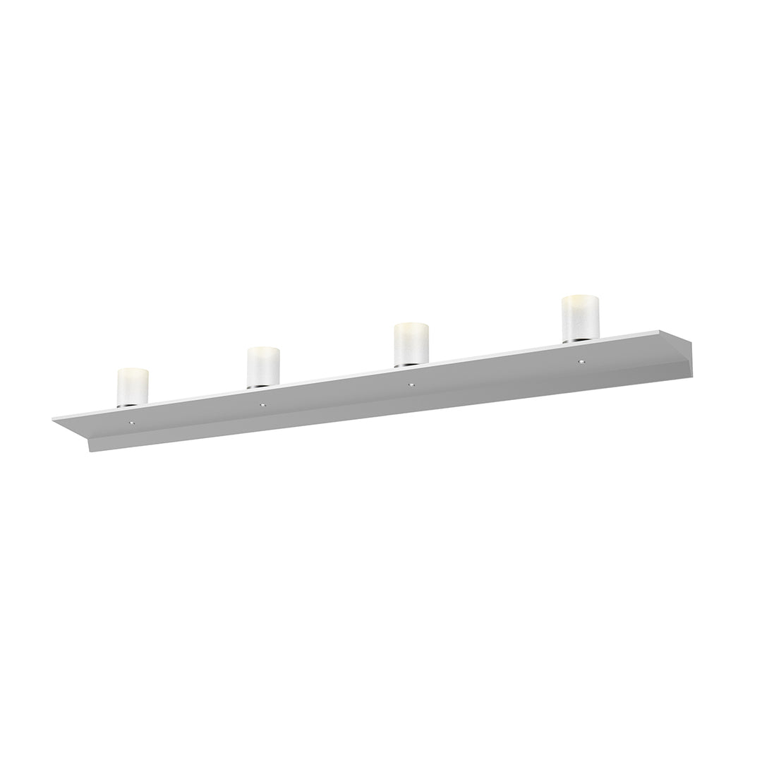 Votives LED Bath Bar in Bright Satin Aluminum - available from The Lighting Shoppe, trusted by Canadian homeowners