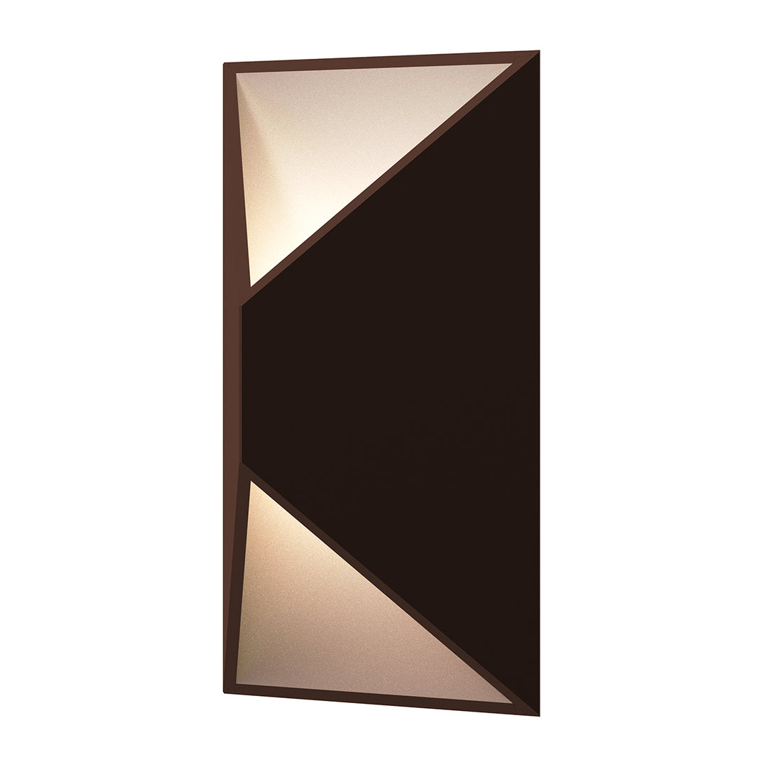 Prisma LED Wall Sconce in Textured Bronze - available from The Lighting Shoppe, trusted by Canadian homeowners