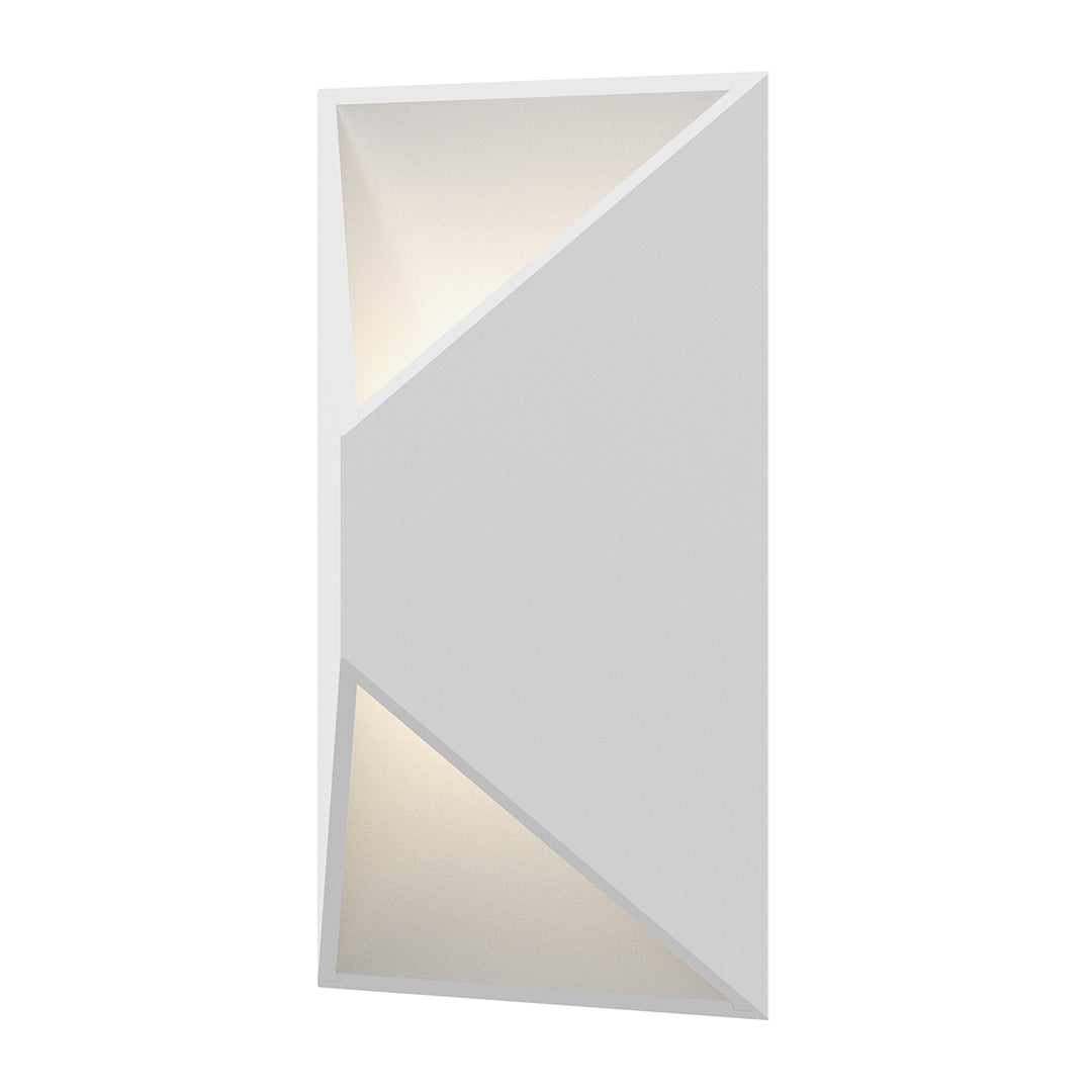 Prisma LED Wall Sconce in Textured White - available from The Lighting Shoppe, trusted by Canadian homeowners
