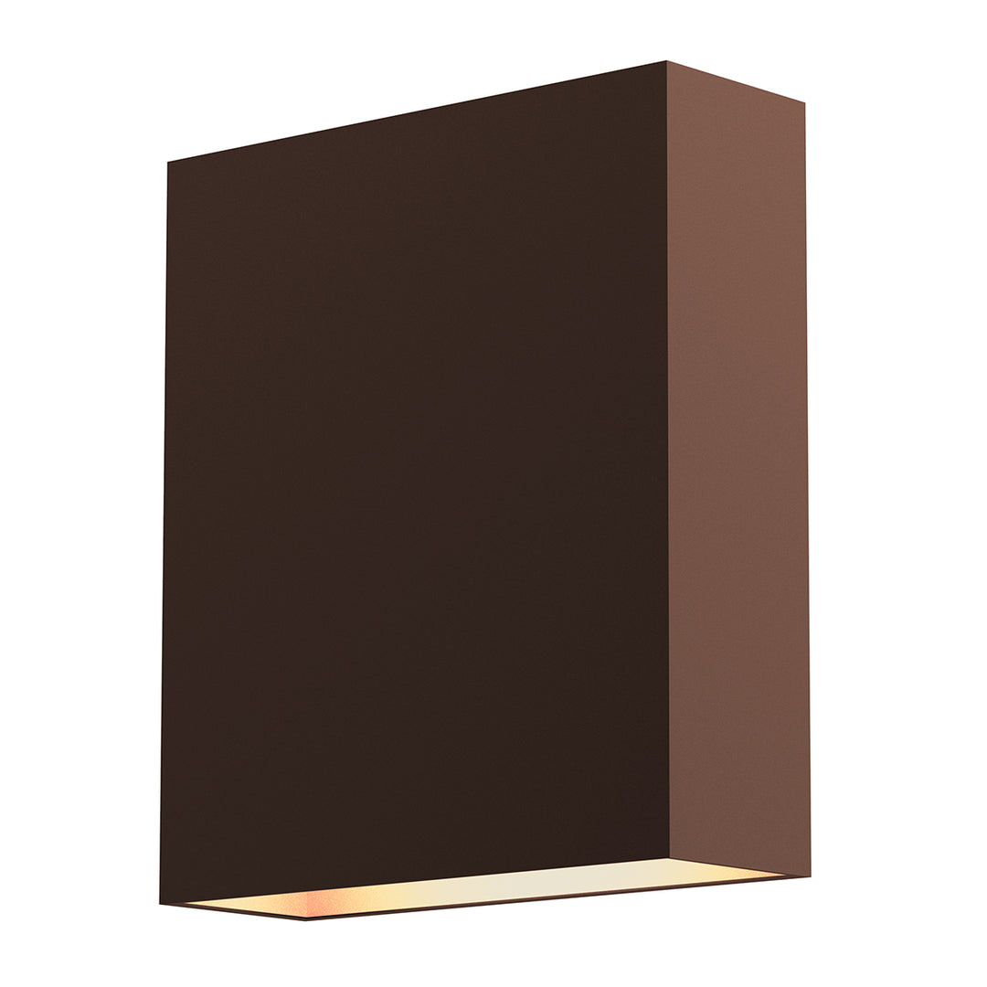 Flat Box LED Wall Sconce in Textured Bronze - available from The Lighting Shoppe, trusted by Canadian homeowners