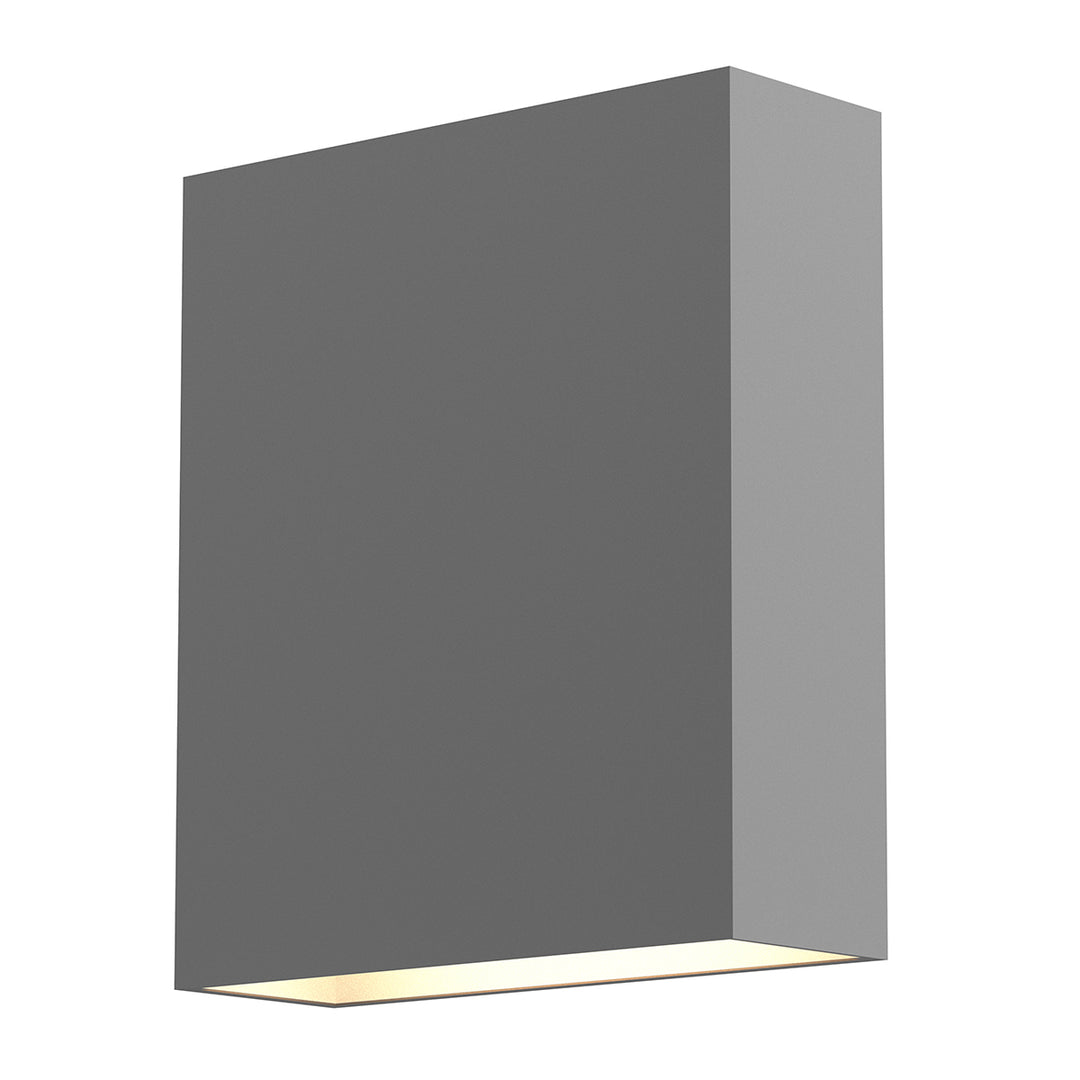 Flat Box LED Wall Sconce in Textured Gray - available from The Lighting Shoppe, trusted by Canadian homeowners
