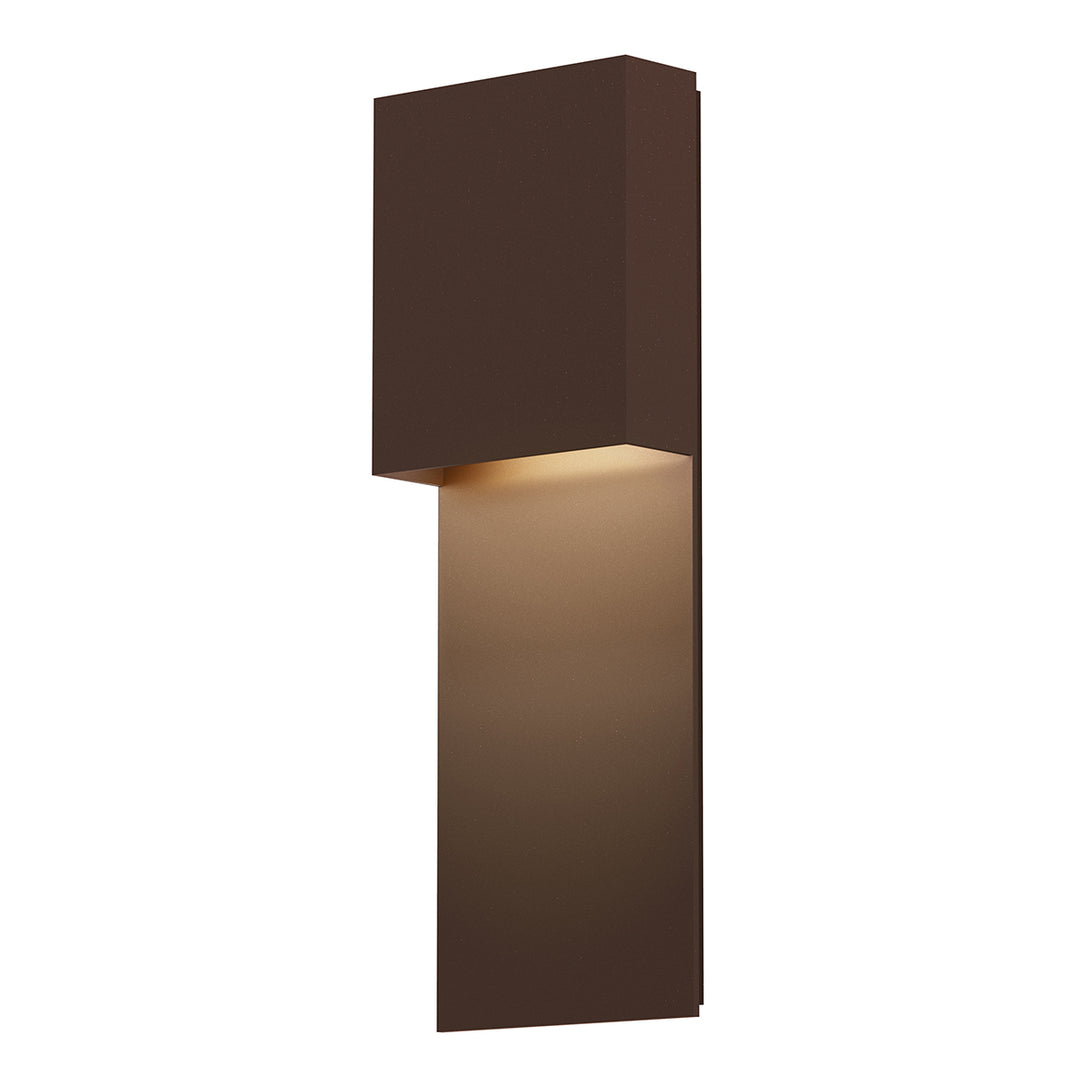 Flat Box LED Wall Sconce in Textured Bronze - available from The Lighting Shoppe, trusted by Canadian homeowners