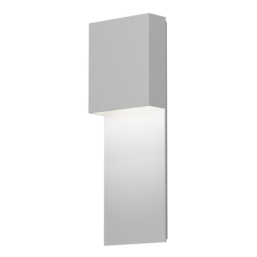 Flat Box LED Wall Sconce in Textured White - available from The Lighting Shoppe, trusted by Canadian homeowners