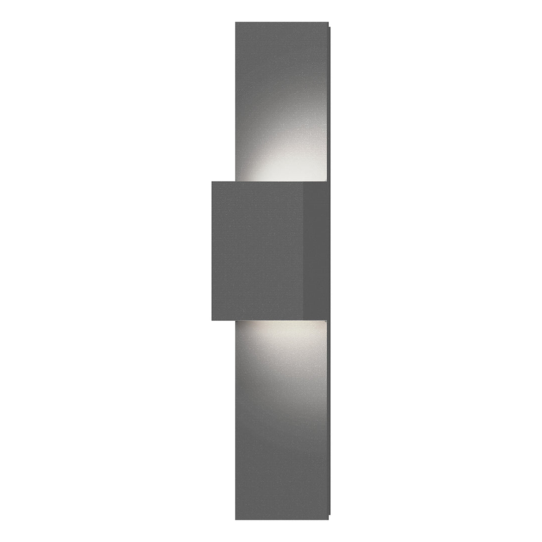 Flat Box LED Wall Sconce in Textured Gray - available from The Lighting Shoppe, trusted by Canadian homeowners