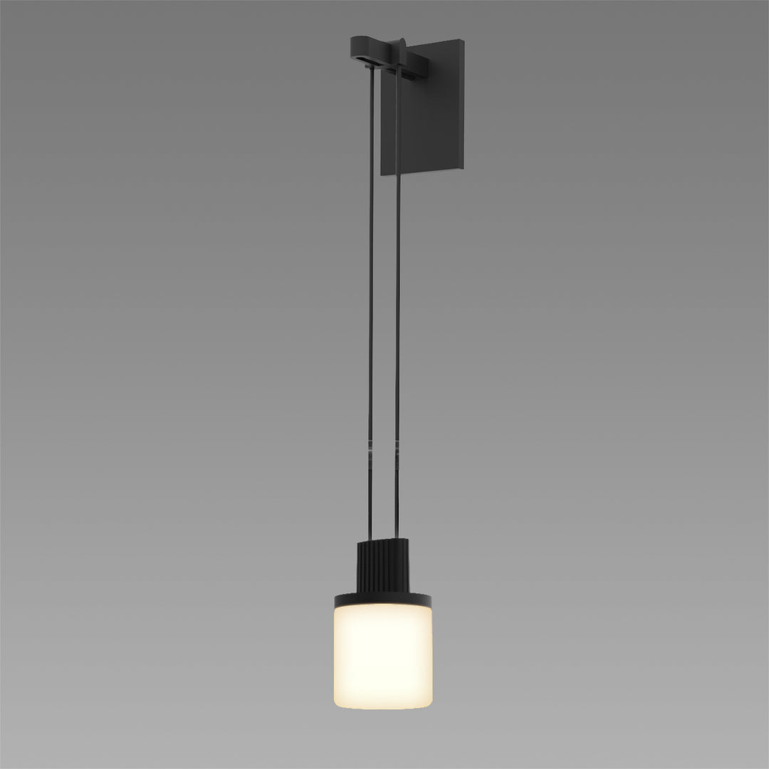 Suspenders One Light Wall Sconce in Satin Black - available from The Lighting Shoppe, trusted by Canadian homeowners