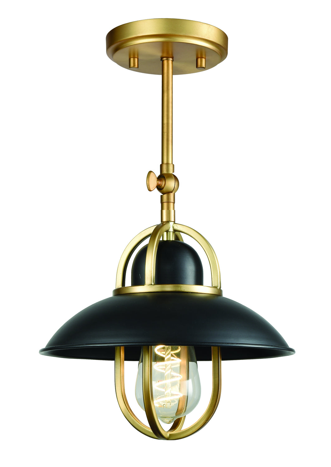DVI Canada - DVP31001GR+VBR - One Light Wall Sconce - Peggy'S Cove - Graphite And Venetian Brass
