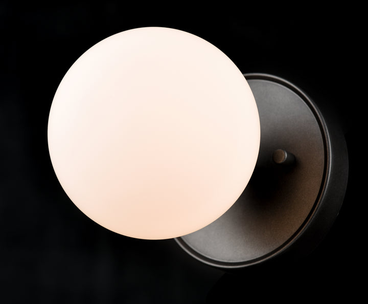 DVI Canada - DVP34501GR-OP - One Light Wall Sconce - Alouette - Graphite w/Half Opal Glass