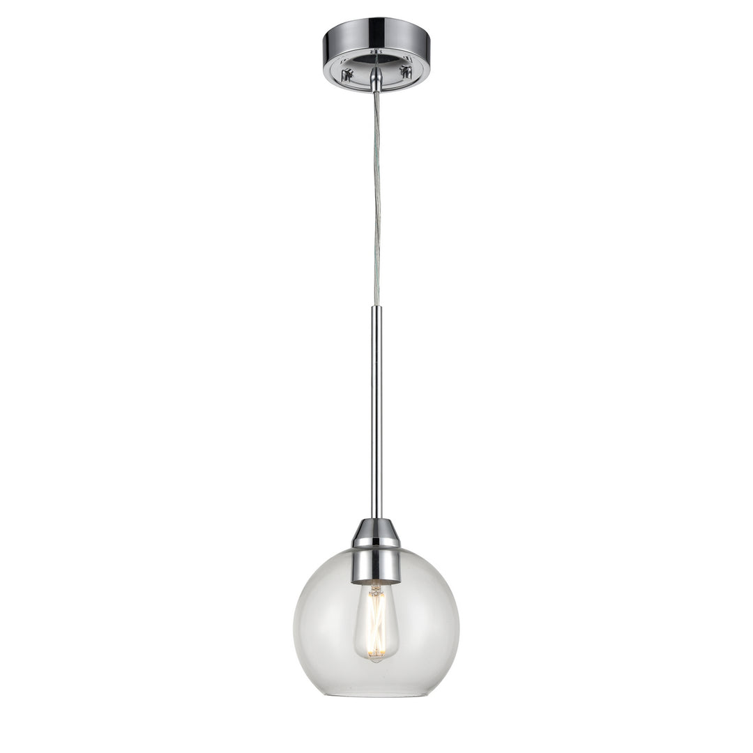 Andromeda One Light Mini-Pendant in Chrome - available from The Lighting Shoppe, trusted by Canadian homeowners