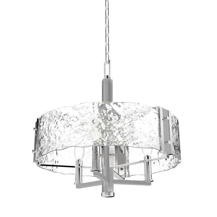 DVI Canada - DVP42923CH+BN-ARW - Three Light Chandelier - Georgian Bay - Chrome And Buffed Nickel w/Artisinal Water Glass