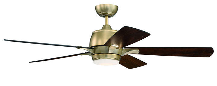 Craftmade Canada - STE52SB5 - 52"Ceiling Fan - Stellar - Satin Brass