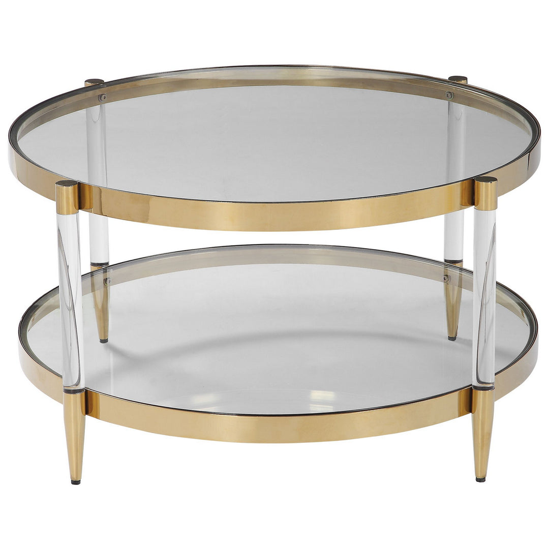 Kellen Coffee Table in Stainless Steel - available from The Lighting Shoppe, trusted by Canadian homeowners