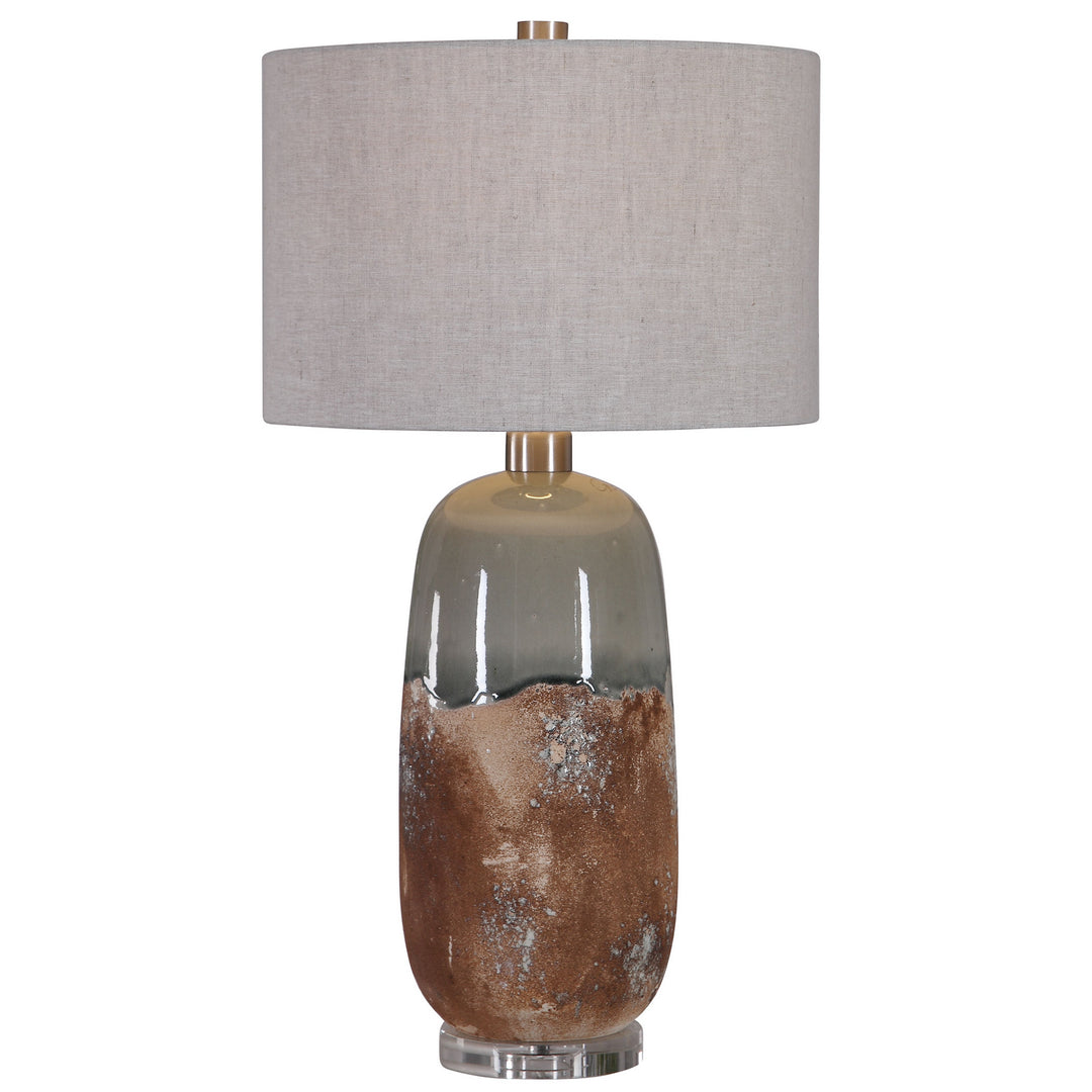 Maggie One Light Table Lamp in Brushed Nickel - available from The Lighting Shoppe, trusted by Canadian homeowners