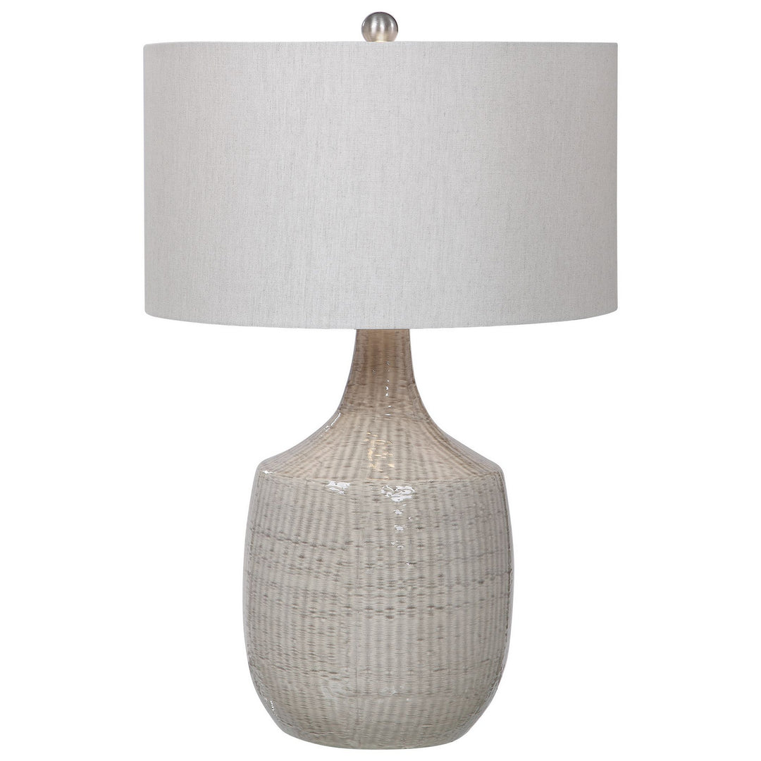 Felipe One Light Table Lamp in Brushed Nickel - available from The Lighting Shoppe, trusted by Canadian homeowners