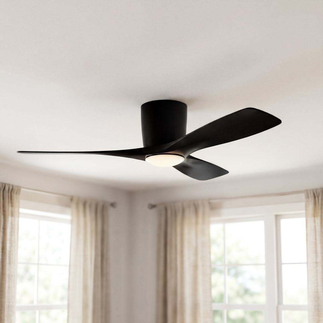 Kichler Canada - 300032SBK - 48"Ceiling Fan - Volos - Satin Black