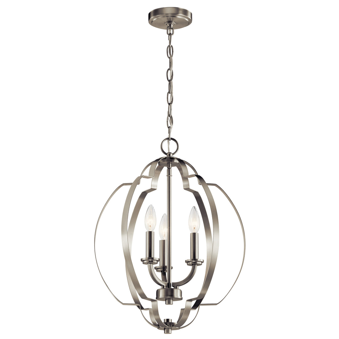 Kichler Canada - 42140NI - Three Light Pendant - Voleta - Brushed Nickel