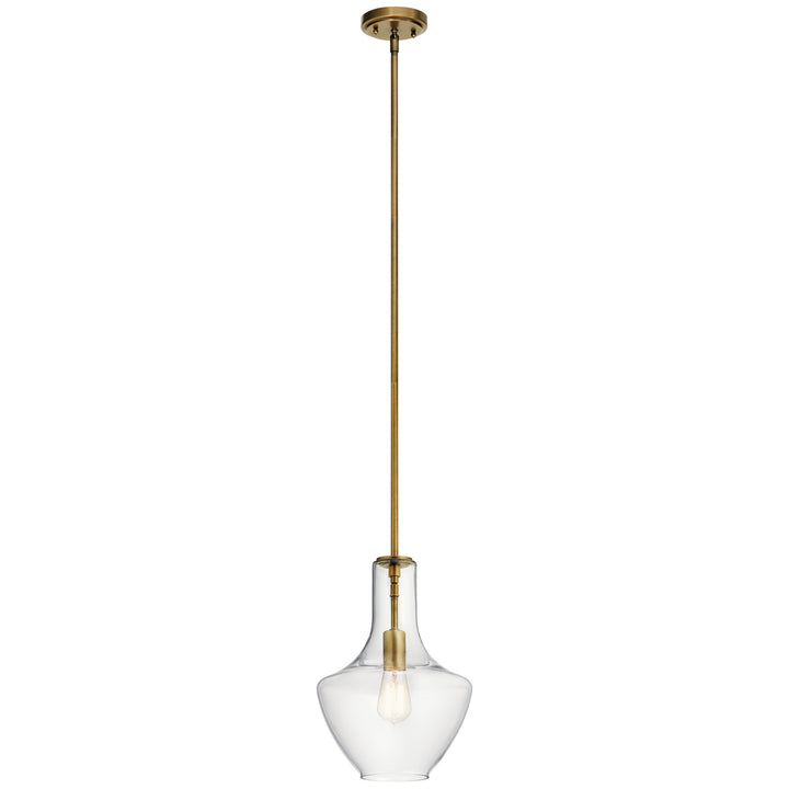 Kichler Canada - 42141NBR - One Light Pendant - Everly - Natural Brass