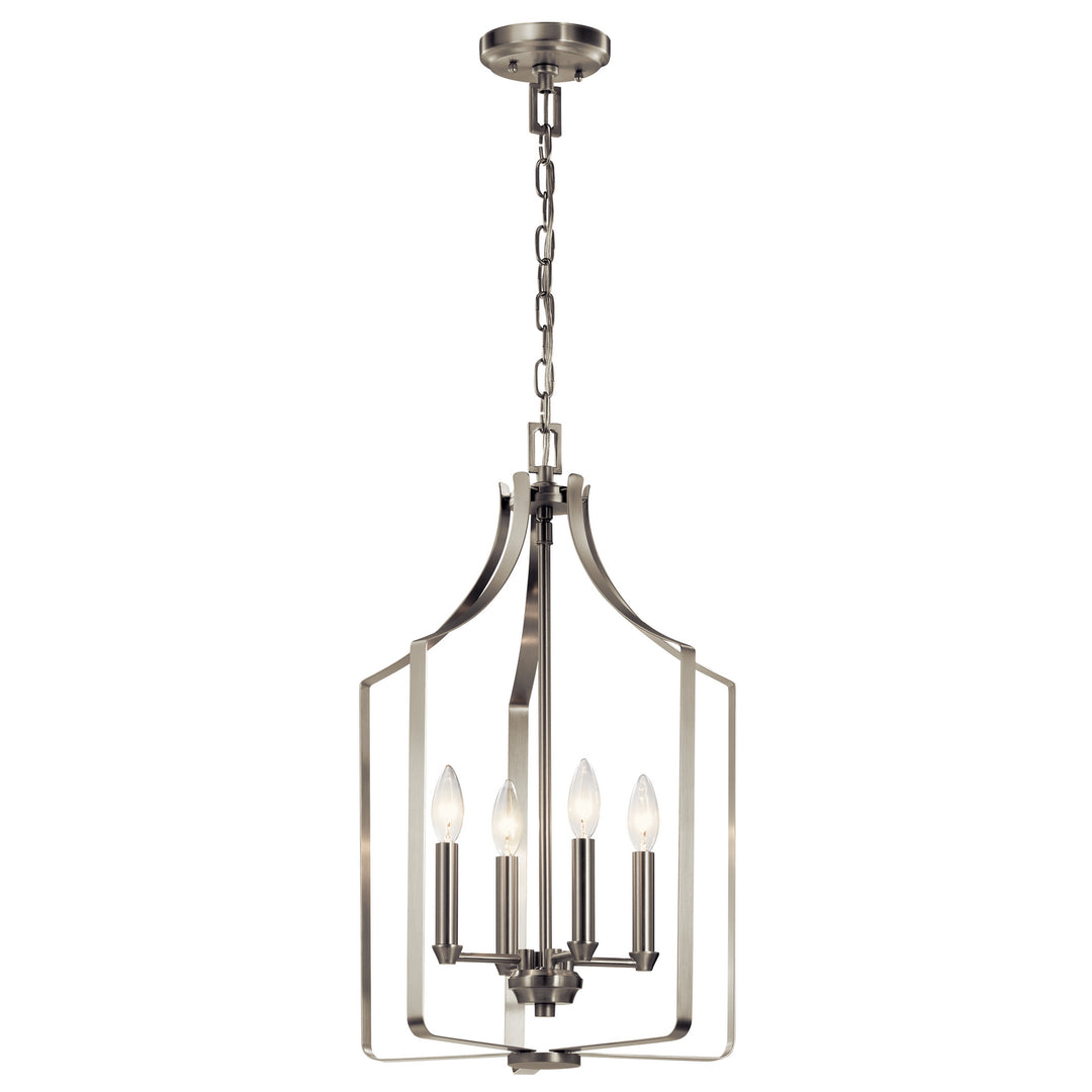 Kichler Canada - 42496NI - Four Light Mini Chandelier - Morrigan - Brushed Nickel