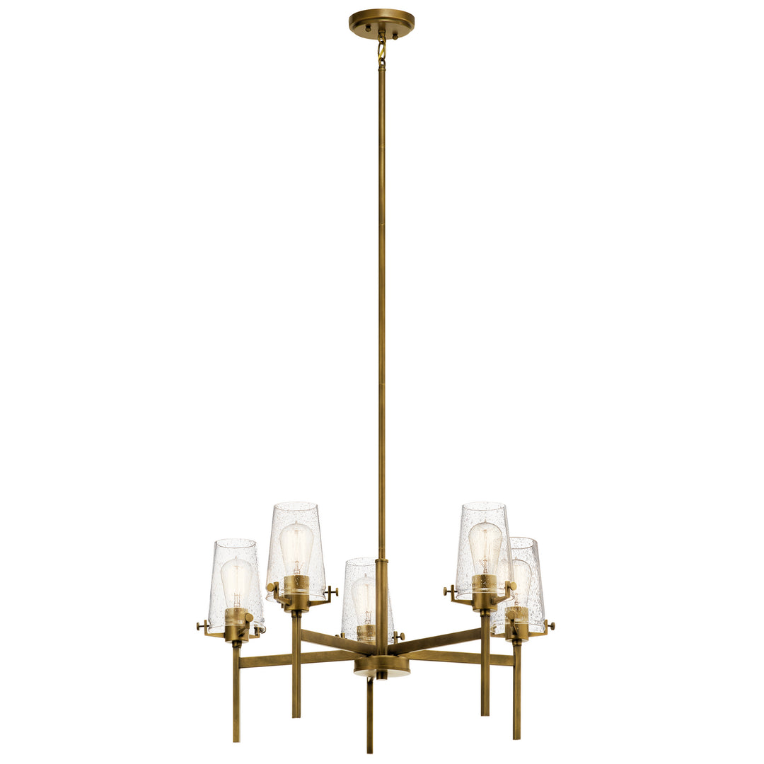 Kichler Canada - 43694NBR - Five Light Chandelier - Alton - Natural Brass
