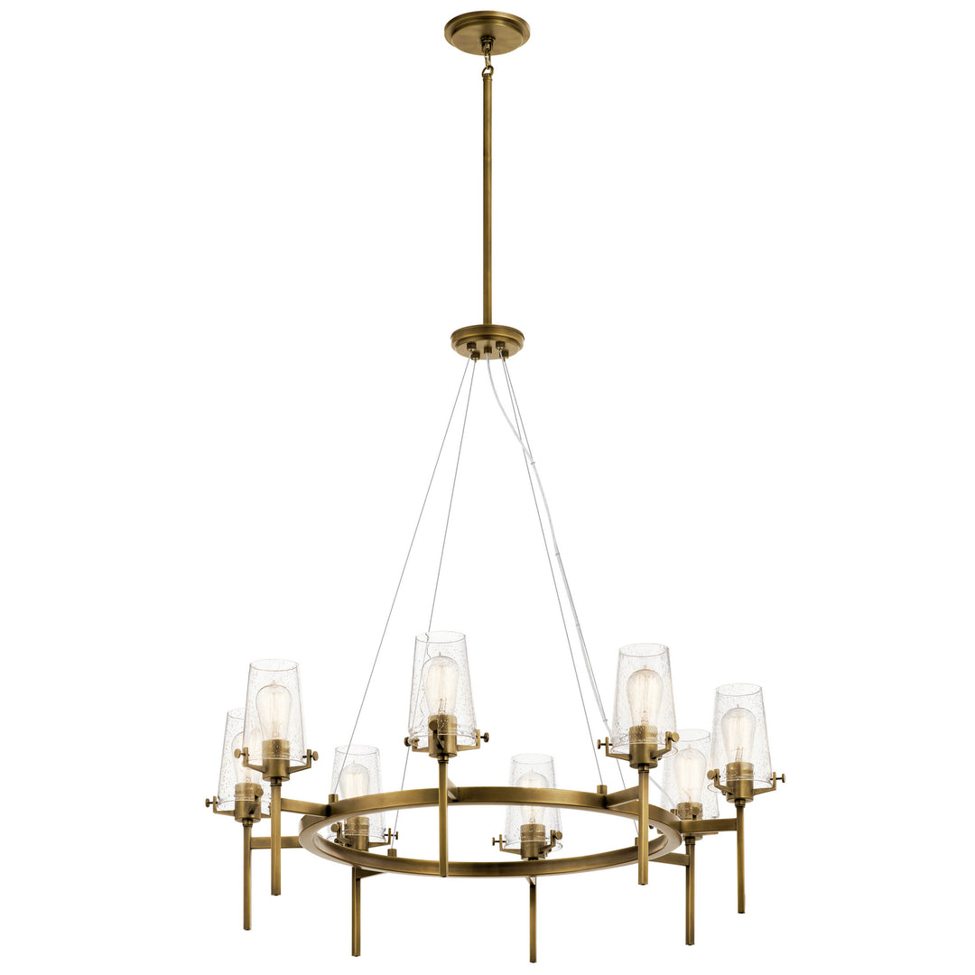 Kichler Canada - 43695NBR - Eight Light Chandelier - Alton - Natural Brass