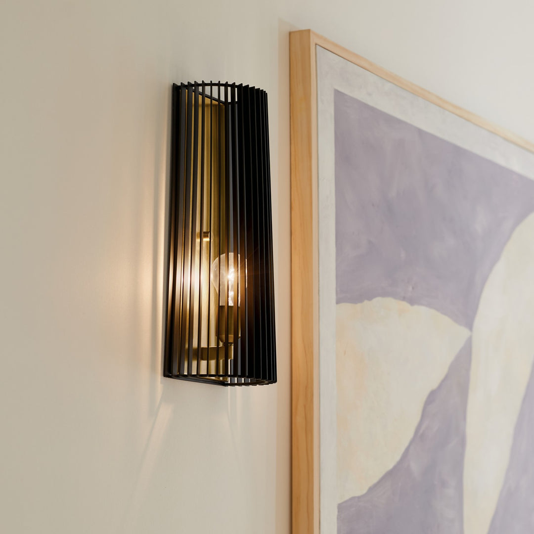 Kichler Canada - 44170BK - One Light Wall Sconce - Linara - Black