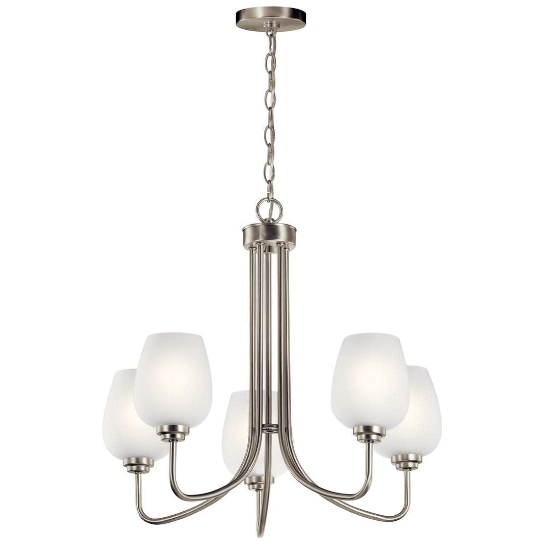 Kichler Canada - 44377NI - Five Light Chandelier - Valserrano - Brushed Nickel