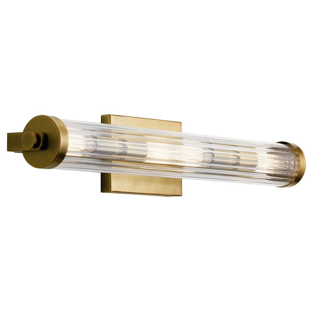 Kichler Canada - 45649NBR - Four Light Linear Bath - Azores - Natural Brass