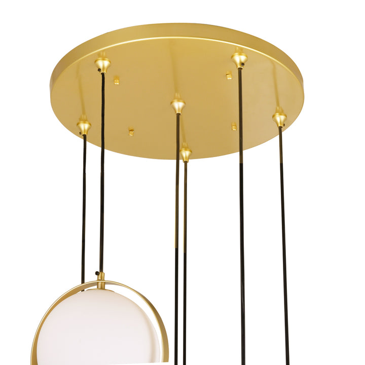 CWI Lighting Canada - 1153P24-6-169 - LED Pendant - Da Vinci - Medallion Gold