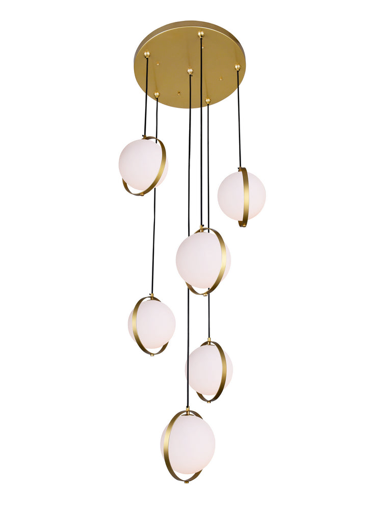 Da Vinci LED Pendant in Medallion Gold - available from The Lighting Shoppe, trusted by Canadian homeowners