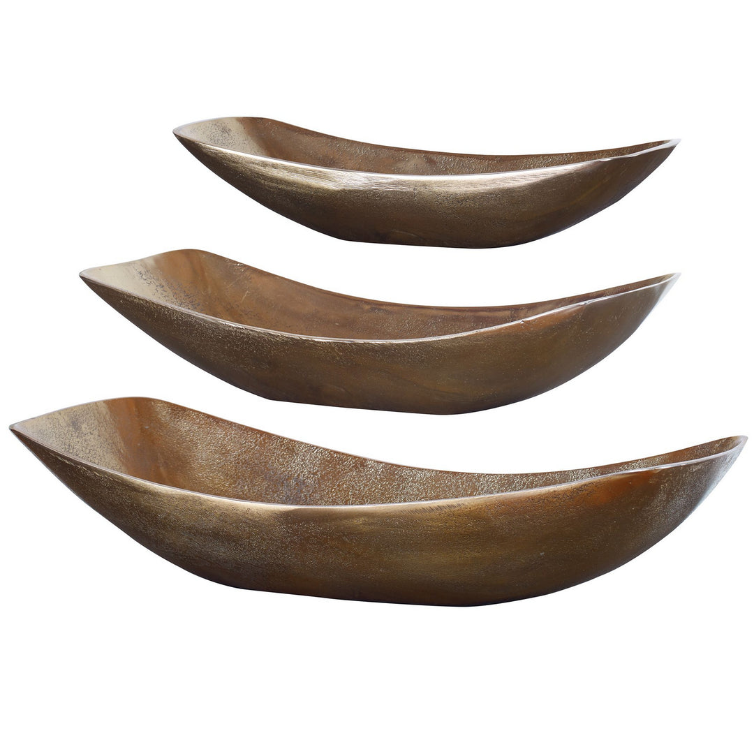 Anas Bowls Set/3 in Antique Brass - available from The Lighting Shoppe, trusted by Canadian homeowners